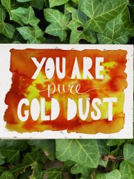 Gold Dust Plantable Card 