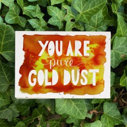 Gold Dust Plantable Card 