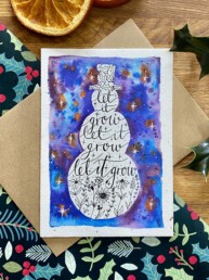 plantable christmas card