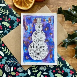 plantable christmas card