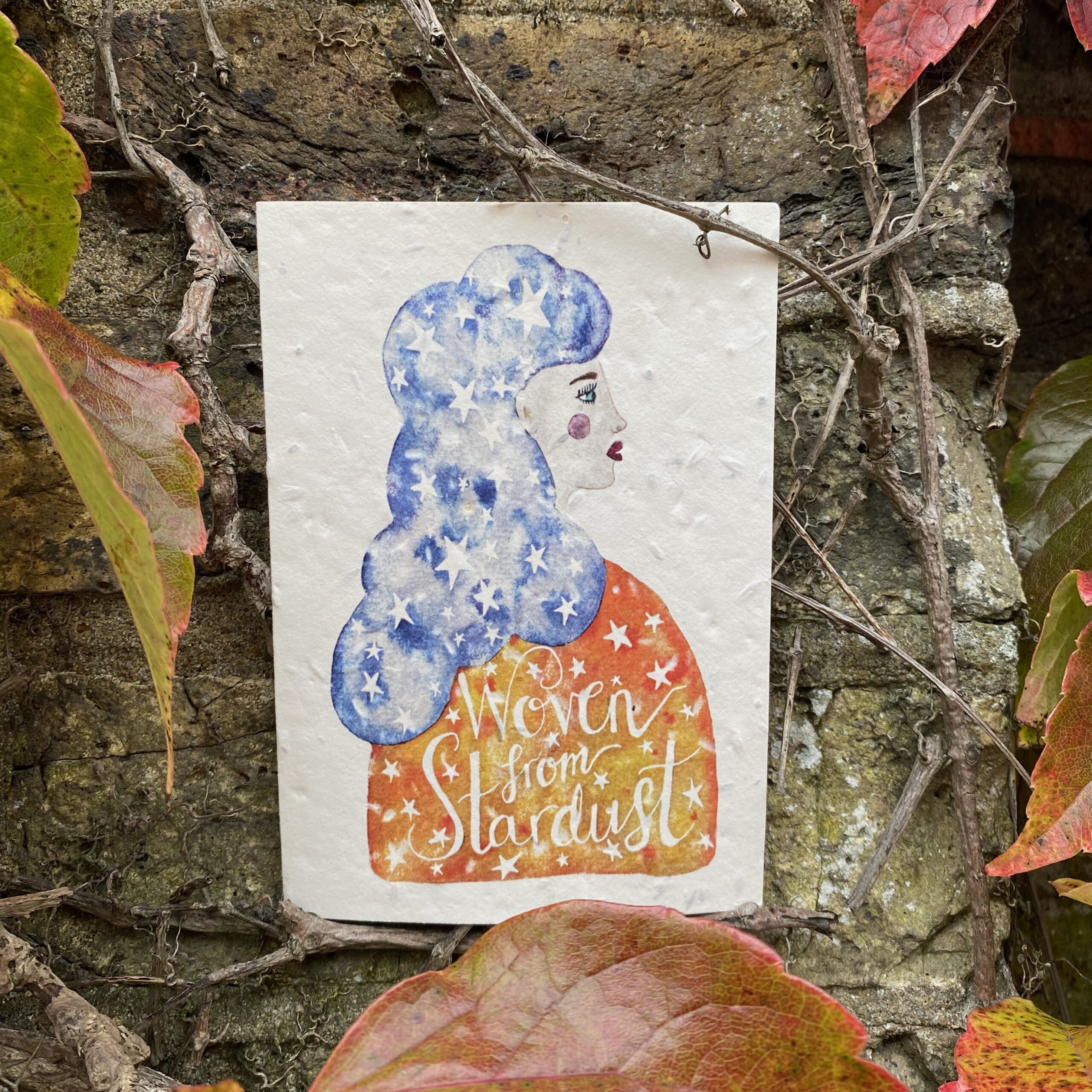 Woven By Stardust Plantable Card