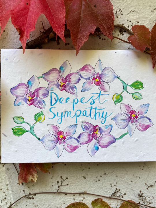 Deepest Sympathy Plantable Card