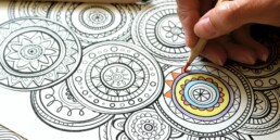 Mindful colouring printable