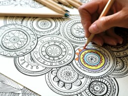 Mindful colouring printable