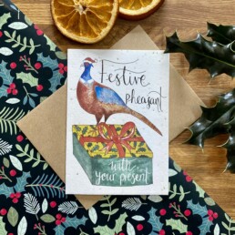 festive pheasant