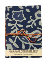 Medium Blue Abstract Notebook