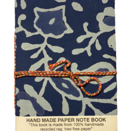Medium Blue Abstract Notebook