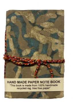 Small Green Camo Notebook