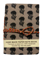 Small Grey Pattern Notebook