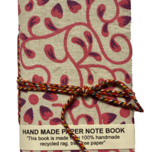 Small Pink Squiggles Notebook