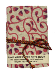 Small Pink Squiggles Notebook