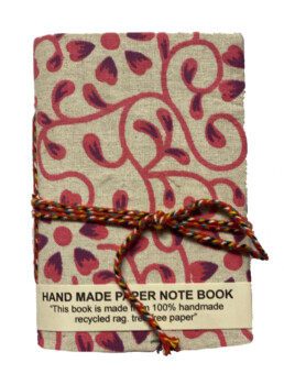Small Pink Squiggles Notebook